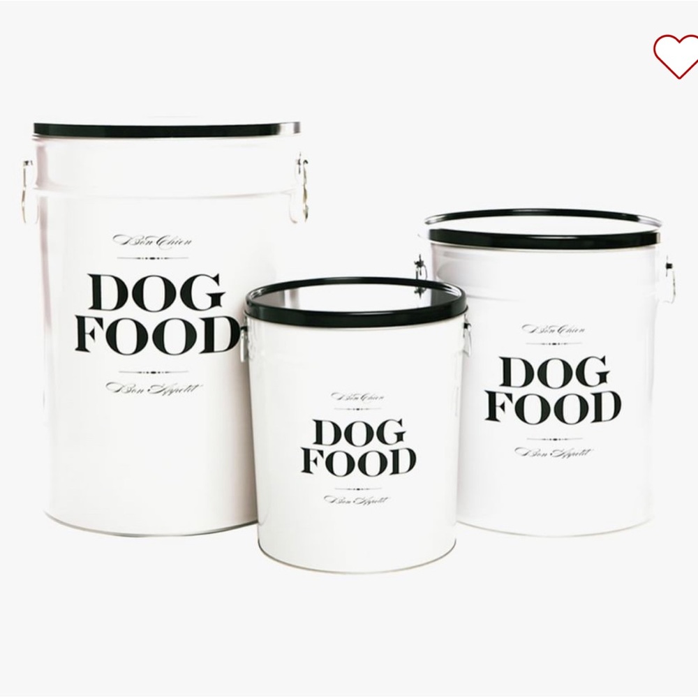 Pottery Barn Harry Barker Bon Chien Food Storage Bin